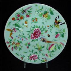 Antique Chinese Rose Canton Plate #852920