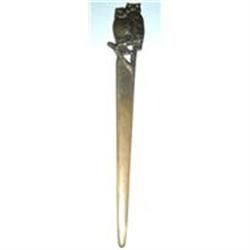 Antique Danish Signed Bronze Letter Opener #852942