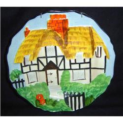 English Staffordshire "Cottage" Plate #852954