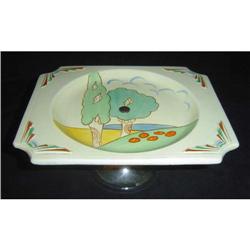 Art-Deco Staffordshire Footed Dish #852956