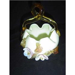 Antique Glass Basket #852963