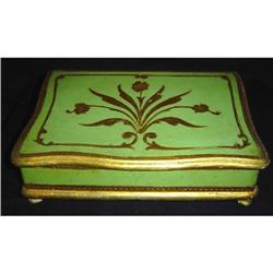 Antique Italian Florentine Gilt Box #853007