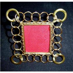 Antique Mini-Brass Wedding Ring Frame #853060