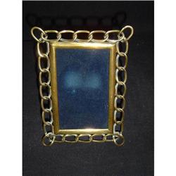 Antique English Brass Wedding Ring Frame #853062