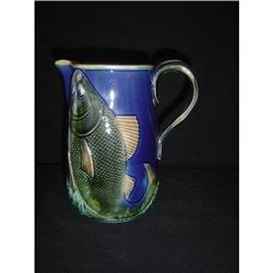 English Majolica Medium Size Pitcher #853074