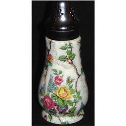 Antique English Chintz Sugar Shaker #853140