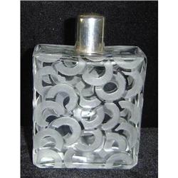 Antique Coty Etched Perfume Bottle #853201