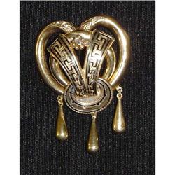 Gold Victorian Pin with Diamond #853206