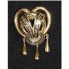 Image 1 : Gold Victorian Pin with Diamond #853206
