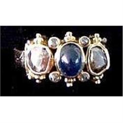 Table Cut Sapphire Ring #853223