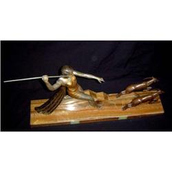 Marble Statuette of Diana the Huntress #853227