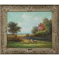 Landscape with  Sheep by Edwin Henry  #858170