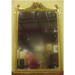 Louis XVI Style Giltwood and Gesso Mirror #858198