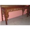 Image 1 : Carved teakwood large console 19th Century #858207