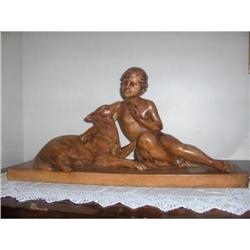 Art Deco Terracotta Figure by Cipriani #858555