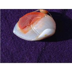 Natural agate bi-color snuff bottle #858690