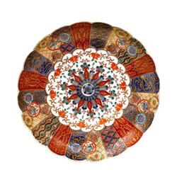 19C Japanese Imari Charger Tapestry #858788