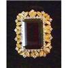 Image 1 : Diamond and Garnet Ring #859194