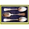 Image 1 : 3 RUSSIAN SILVER TABLE / SERVING SPOONS 1896 #859222