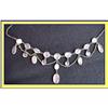 Image 1 : EDWARDIAN FESTOON MOONSTONE & SILVER NECKLACE #859287