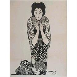 French Vintage Poster by MARTY  c1914 #869184