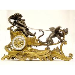 cherub and dragon ormolu clock #879329