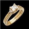 Image 1 : PRINCESS CUT DIAMOND Engagement Ring #879472