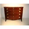 Image 1 : Federal Cherry Bow fronted chest of drawers #879493