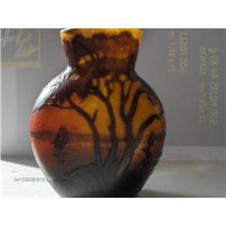 Daum Cameo Glass Vase #879661