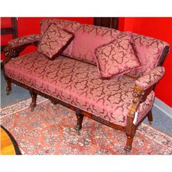 Victorian Sofa with Griffins - attr. to Herter #879665
