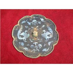 Antique Chinese bronze  mirror dating to Yuan #879708