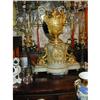 Image 1 : INCREDIBLE HUGE FRENCH GILT BRONZE CLOCK #879826