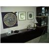 Image 1 : Designer  Black Lacquer Modern Cabinets1970's #879935