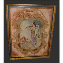 19c Wagner Serenading Angels Oil Painting Churb #879961