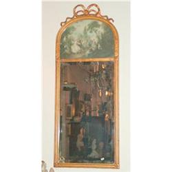 French Trumeau tall mirror gilt #879974
