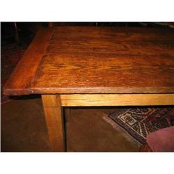 19th Century French Oak Farm Table #884940