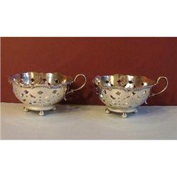 2 Tiffany & Co sterling silver cupholders #884959