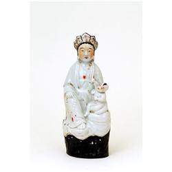 Old Chinese Export Famille Rose Buddha Child  #885187