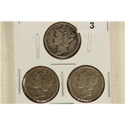 1942 P/D/S MERCURY DIMES