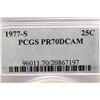 Image 3 : 1977-S WASHINGTON QUARTER PCGS PR70 DCAM