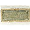 Image 2 : 1861 $50 CONFEDERATE CURRENCY