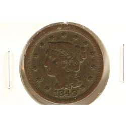 1849 US LARGE CENT (FINE)