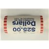 Image 1 : $25 ROLL OF 2007 THOMAS JEFFERSON PRESIDENTIAL $'S