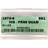 Image 3 : 1973-S IKE SILVER DOLLAR ICG PR69 DCAM