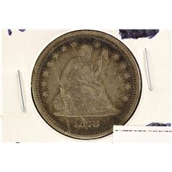1878 SEATED LIBERTY QUARTER VERY FINE SCRATCHED
