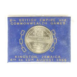 1966 JAMAICA 5 SHILLINGS 8TH BRITISH EMPIRE AND