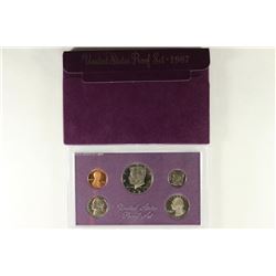 1987-S US PROOF SET (WITH BOX)