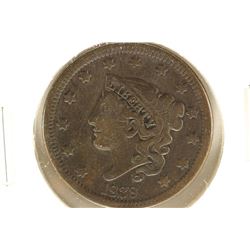 1838 US LARGE CENT (FINE+)