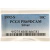 Image 3 : 1992-S SILVER ROOSEVELT DIME PCGS PR69 DCAM