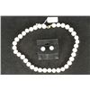Image 1 : FRESH WATER PEARL NECKLACE & EARRING SET
